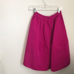 Fuchsia Midi skirt